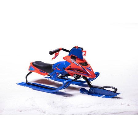 Machrus Machrus Frost Rush Moto Snow Bike Sled with Handlebar Grips, Retractable Pull Cord & Dual Foot Brake FRSL-MS-RB